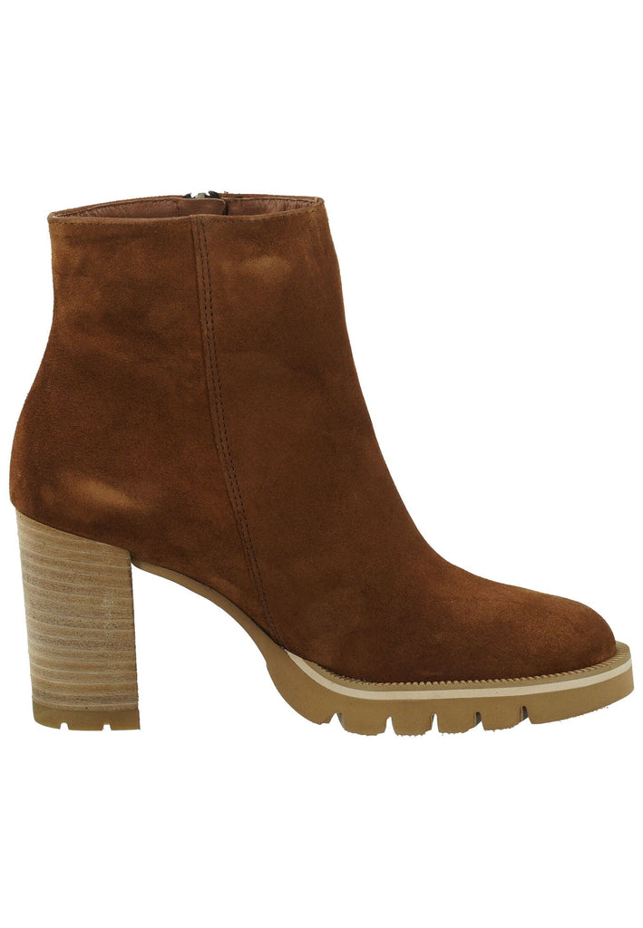 Paul Green Stiefelette Veloursleder Toffee