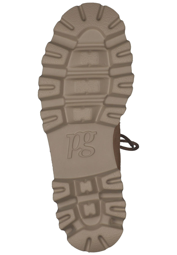 Paul Green Stiefelette Veloursleder Toffee