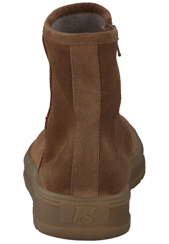 Paul Green Stiefelette Veloursleder Toffee Warmfutter