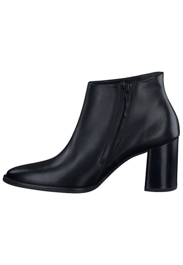 Stiefeletten Paul Green Stiefelette Glattleder Schwarz