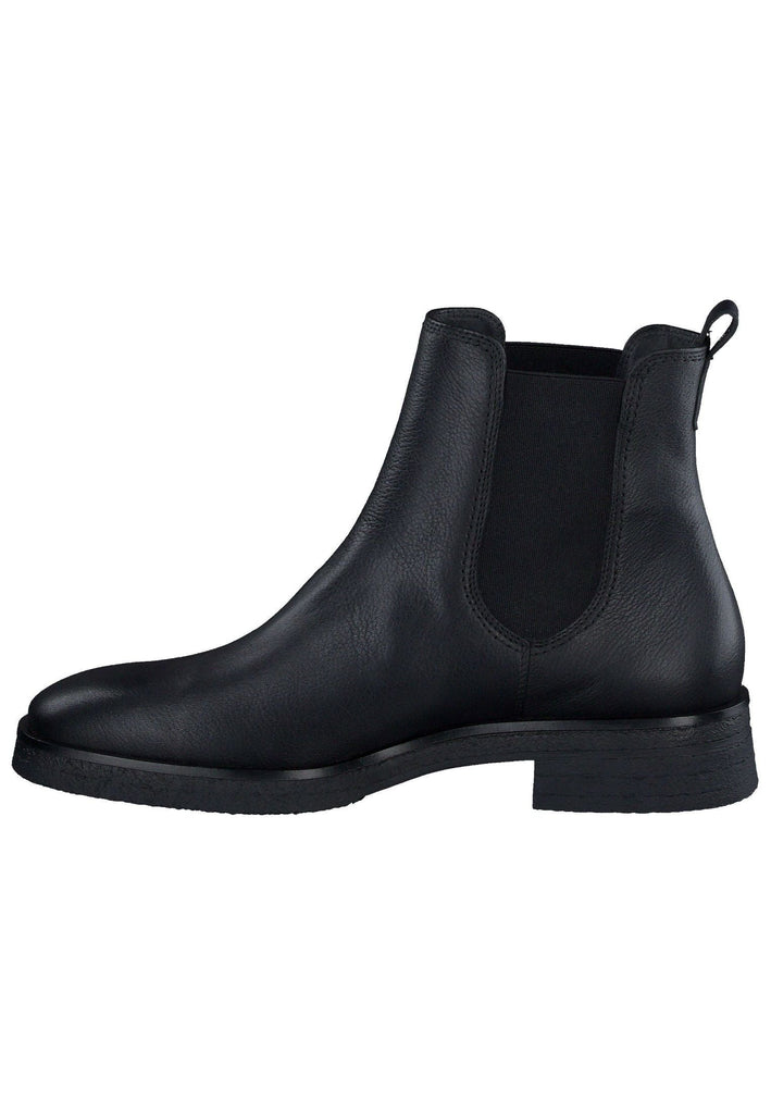 Stiefeletten Paul Green Stiefelette Glattleder Schwarz