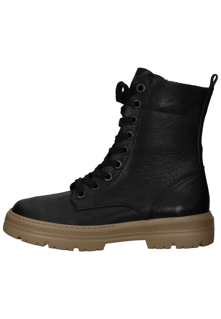 Stiefeletten Paul Green Stiefelette Glattleder Schwarz