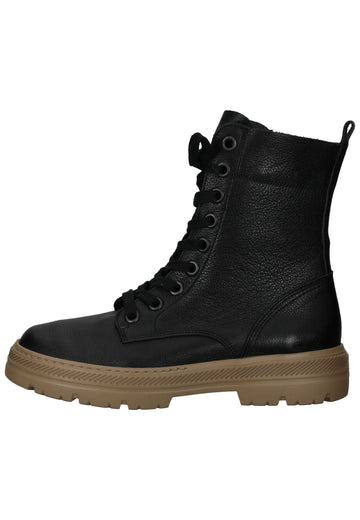 Stiefeletten Paul Green Stiefelette Glattleder Schwarz