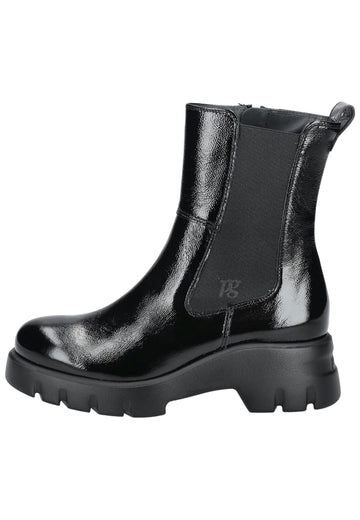 Stiefeletten Paul Green Stiefelette Leder Schwarz Lack