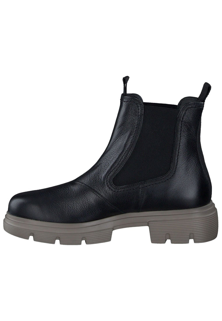 Stiefeletten Paul Green Stiefelette Leder/Textil Schwarz/Grün