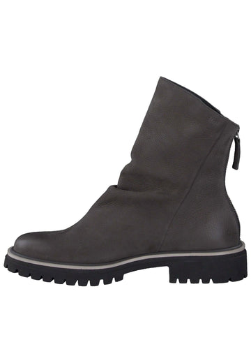 Stiefeletten Paul Green Stiefelette Nubukleder Grau