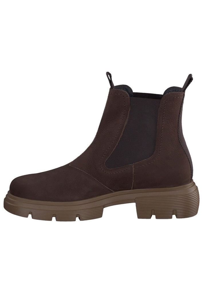 Stiefeletten Paul Green Stiefelette Nubukleder/Textil Braun