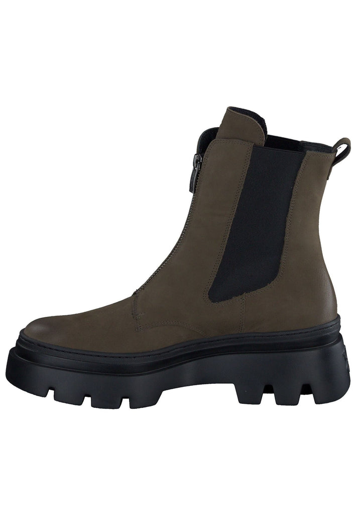 Stiefeletten Paul Green Stiefelette Nubukleder/Textil Military