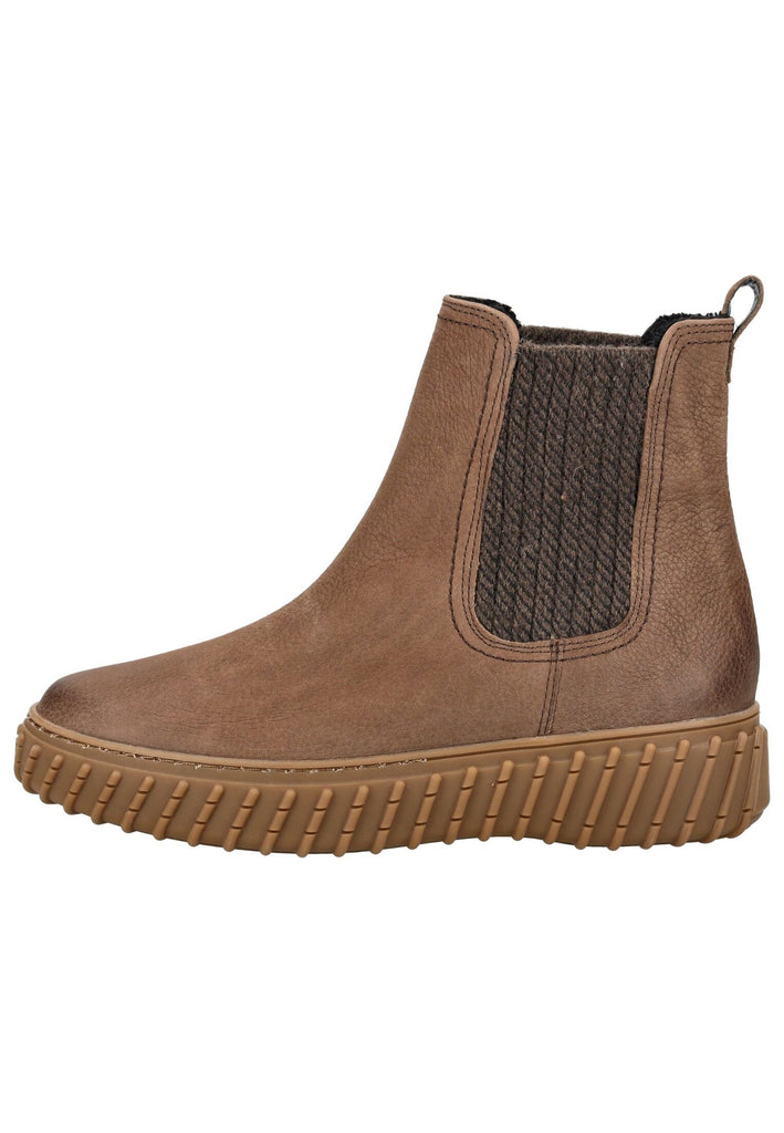 Stiefeletten Paul Green Stiefelette Nubukleder/Textil Tabak