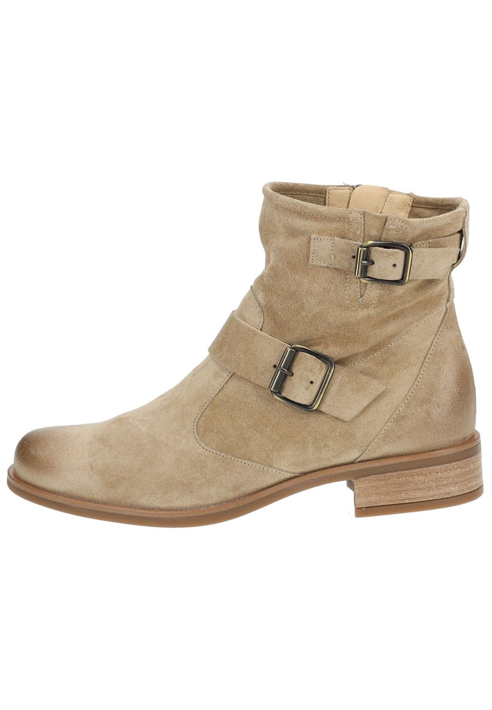 Stiefeletten Paul Green Stiefelette Veloursleder Grau/Braun