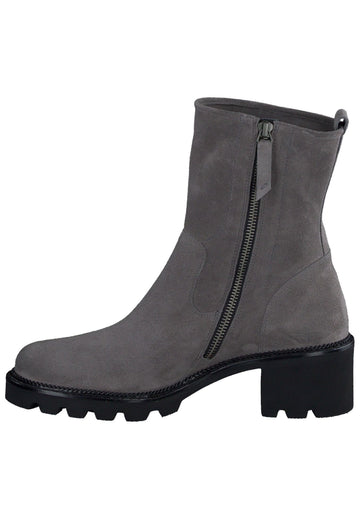 Stiefeletten Paul Green Stiefelette Veloursleder Titan