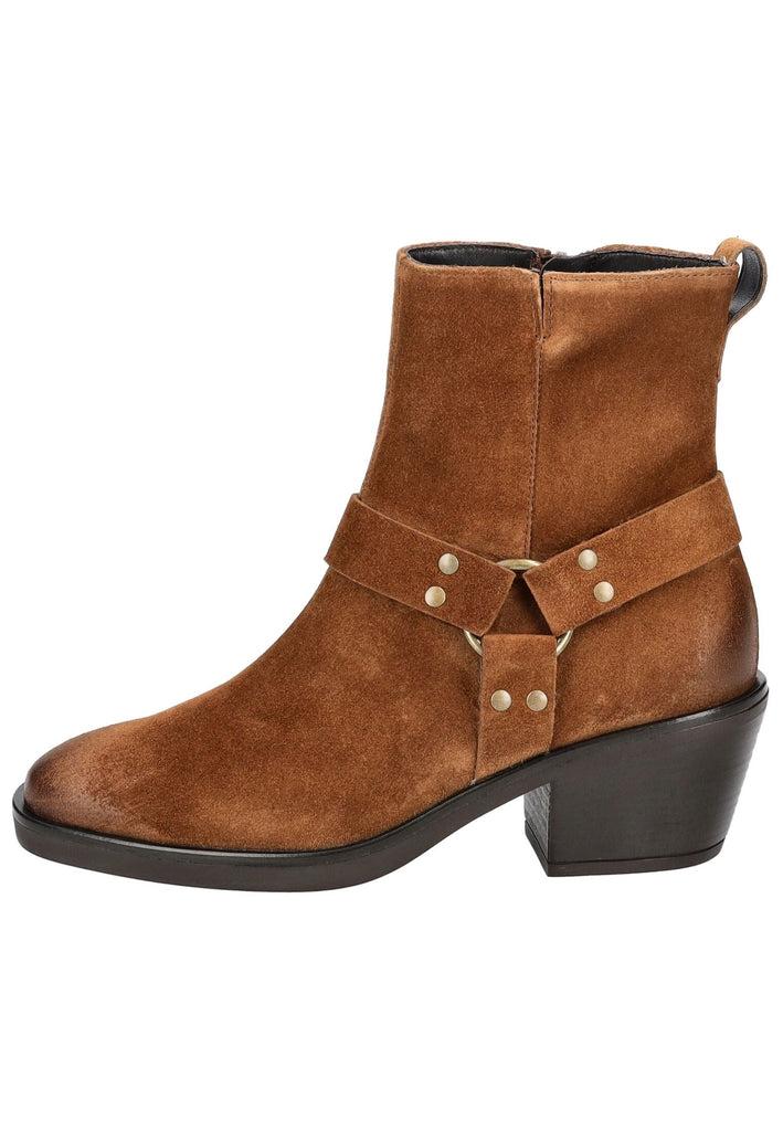 Stiefeletten Paul Green Stiefelette Veloursleder Toffee