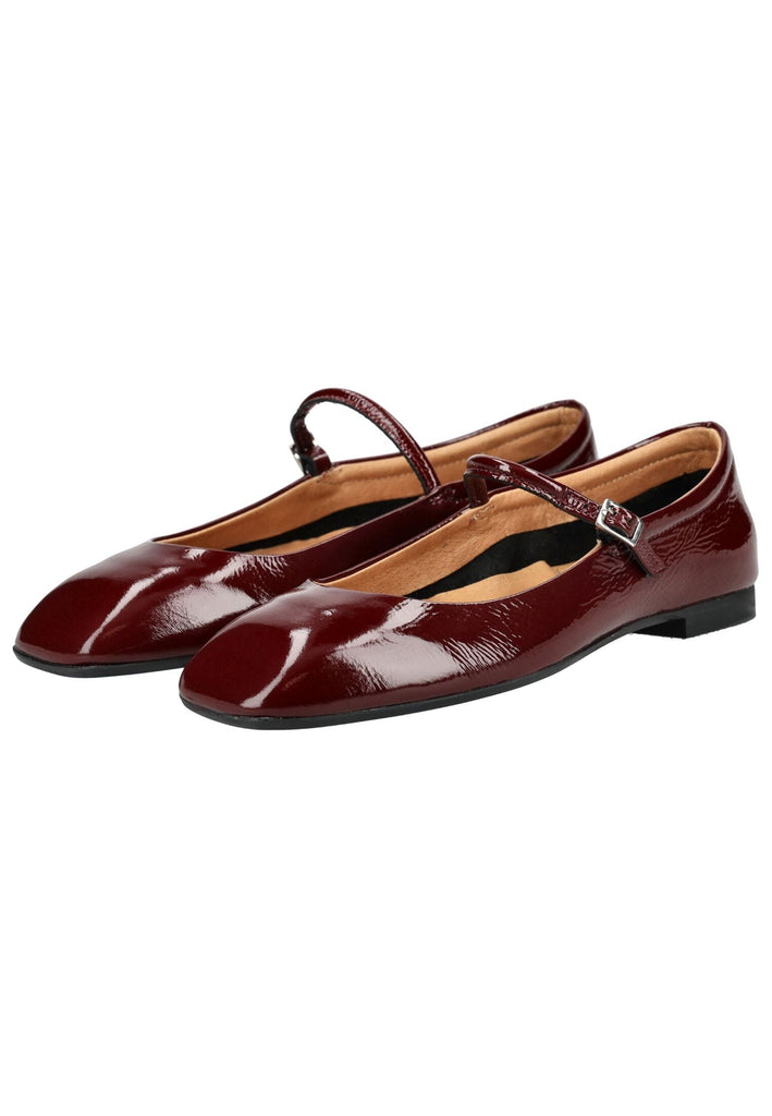 Pavement Ballerinas Leder Bordeaux