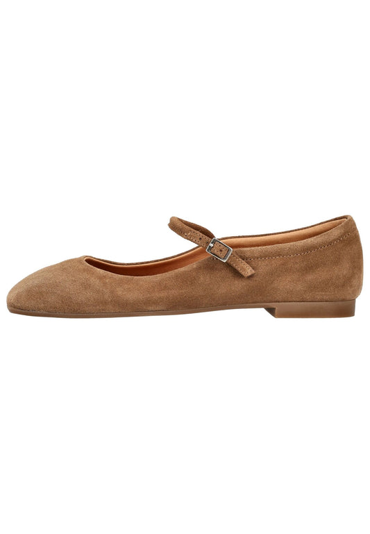 Pavement Ballerinas Leder Taupe