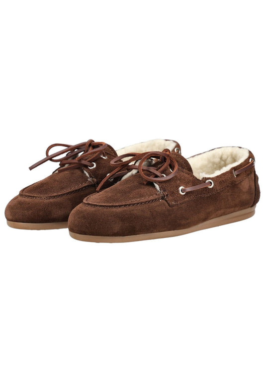Pavement Halbschuhe Leder Braun Warmfutter