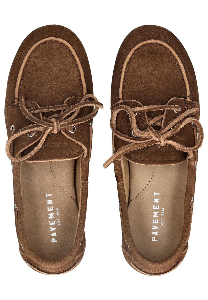 Pavement Halbschuhe Veloursleder Mittelbraun