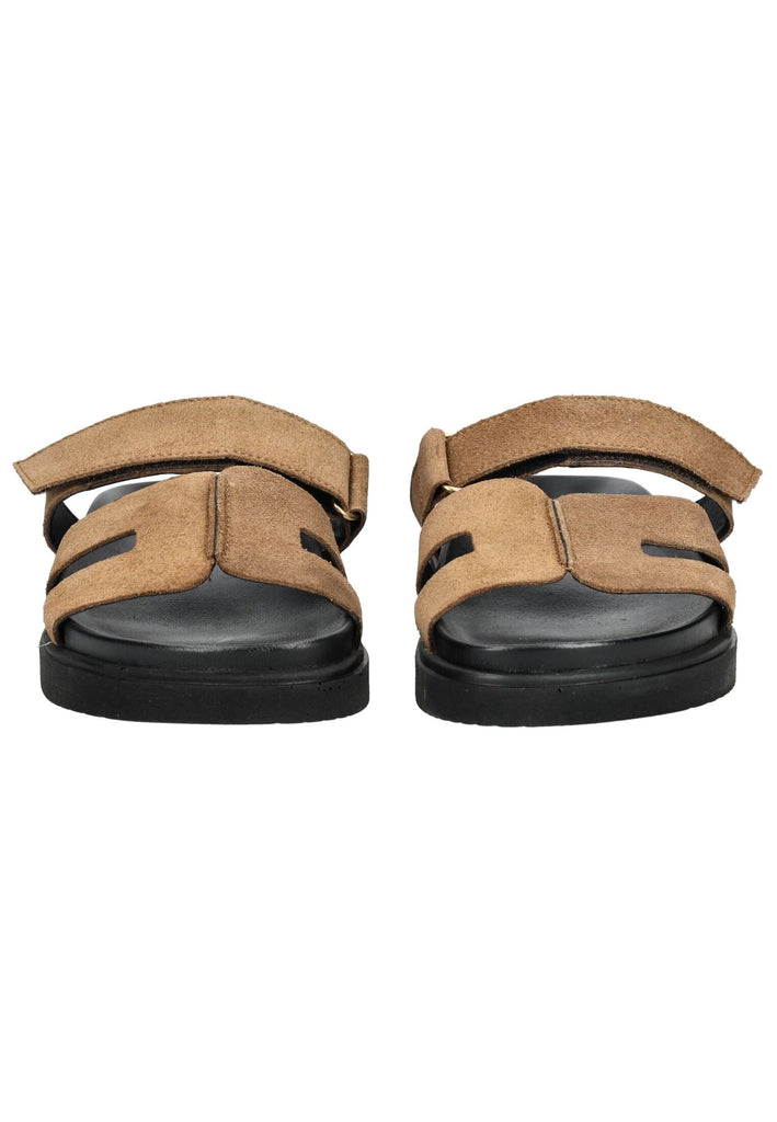 Pavement Pantoletten Leder Taupe