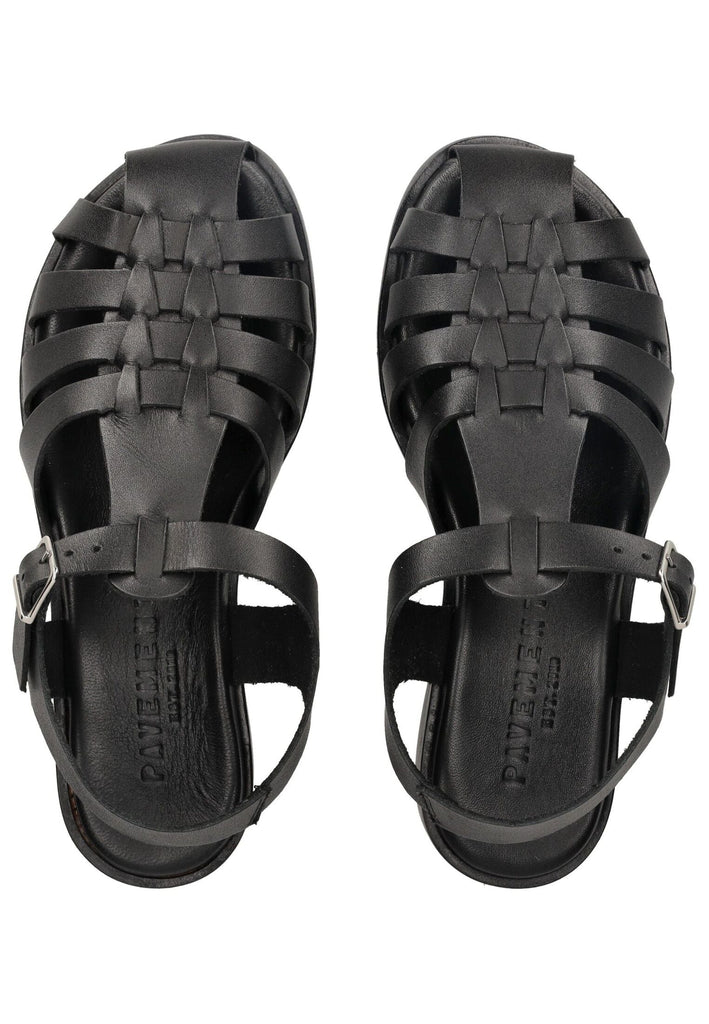 Pavement Sandalen Leder Schwarz