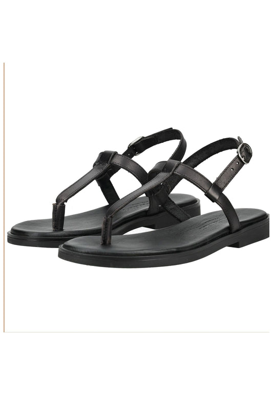 Pavement Sandalen Leder Schwarz