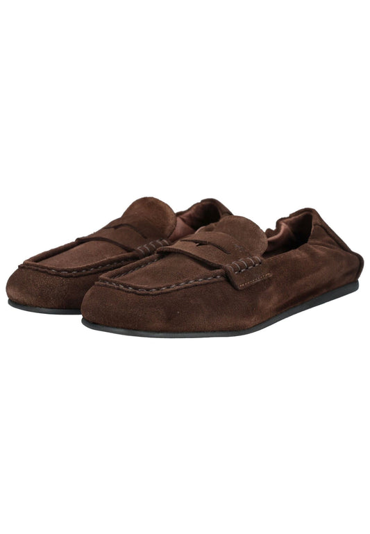 Pavement Slipper Leder Dunkelbraun
