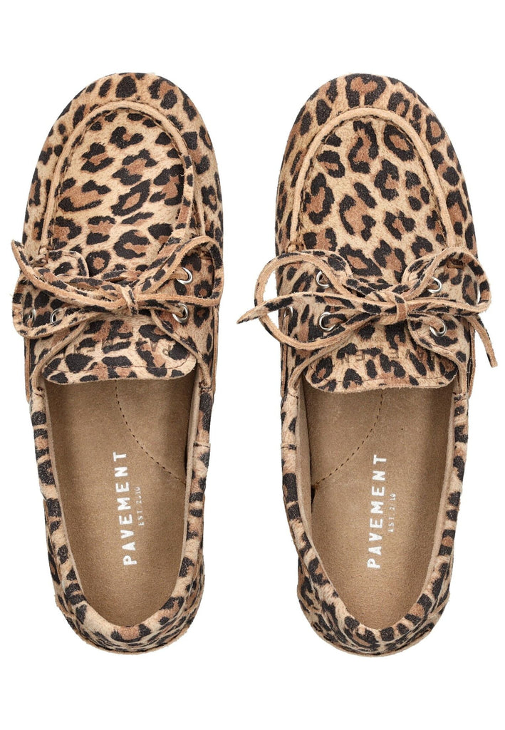 Pavement Slipper Leder Leopard