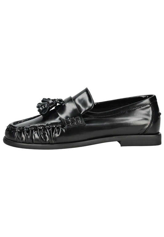 Pavement Slipper Leder Schwarz Lack