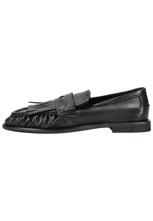 Pavement Slipper Leder Schwarz/Schwarz