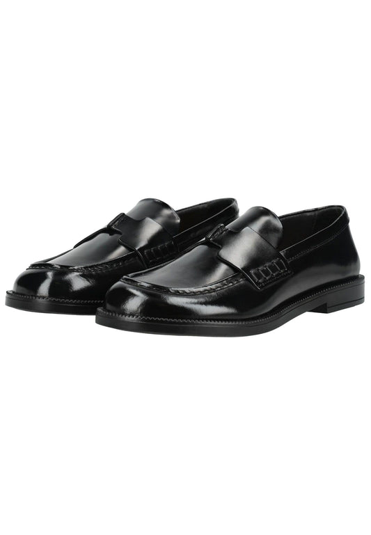 Pavement Slipper Leder Schwarz/Schwarz