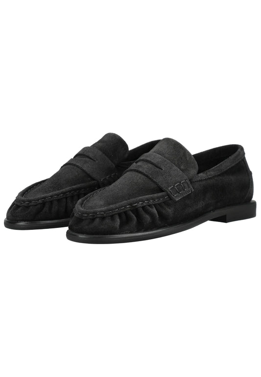 Pavement Slipper Leder Schwarz/Schwarz