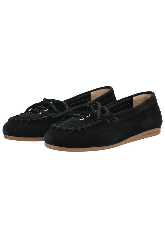 Pavement Slipper Veloursleder Schwarz