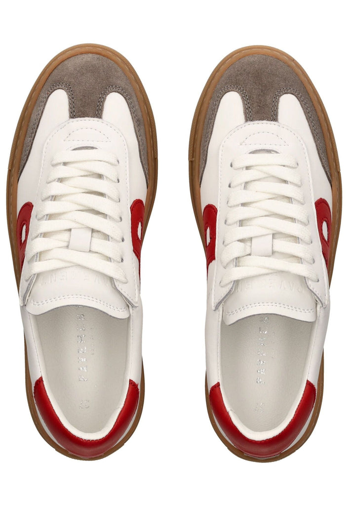 Pavement Sneaker Leder Rot/Weiß