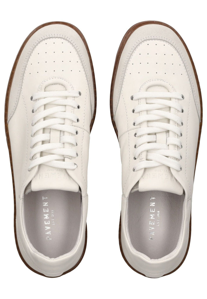 Pavement Sneaker Nappaleder Weiß