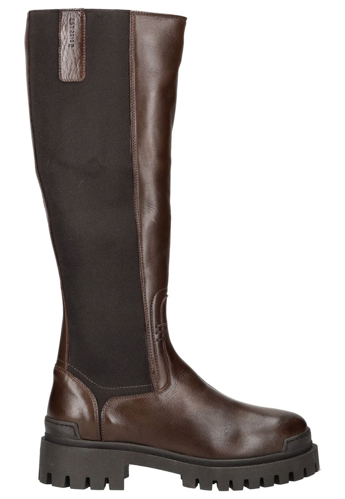 Pavement Stiefel Leder/Textil Braun/Schwarz