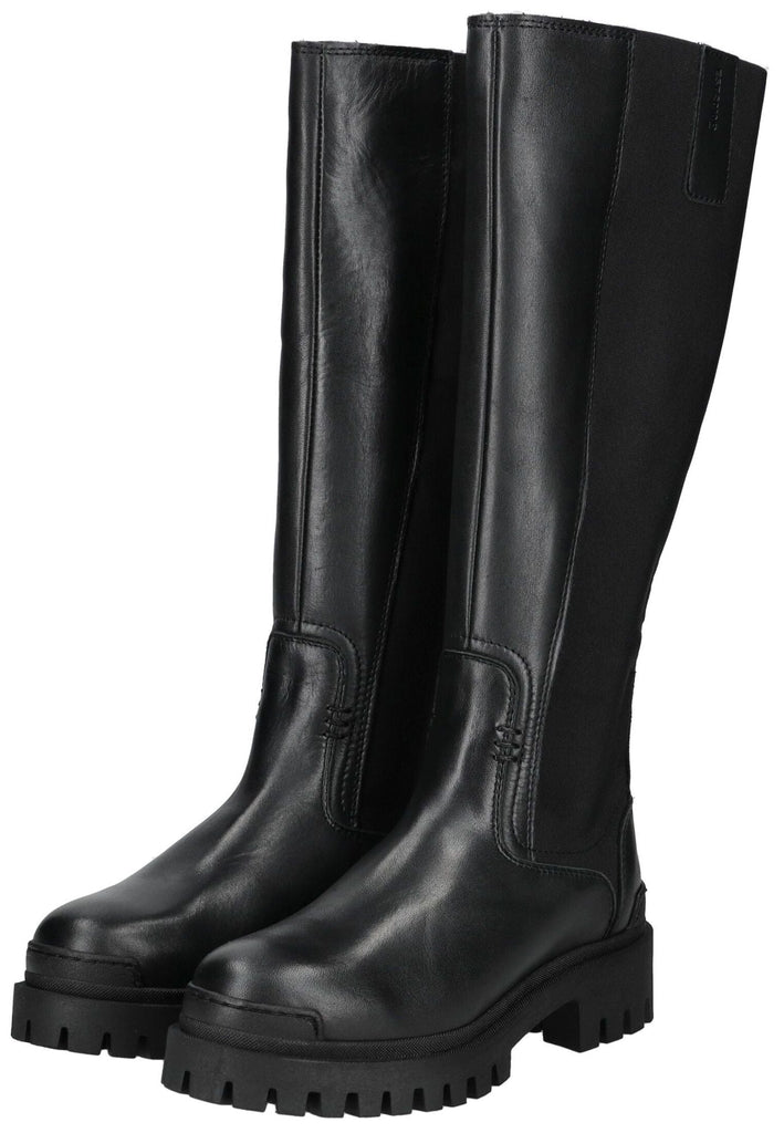 Pavement Stiefel Leder/Textil Schwarz