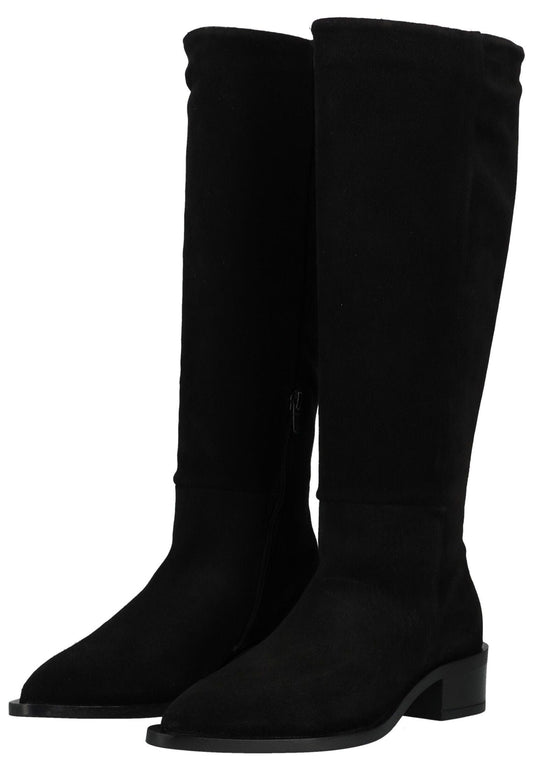 Pavement Stiefel Veloursleder Schwarz