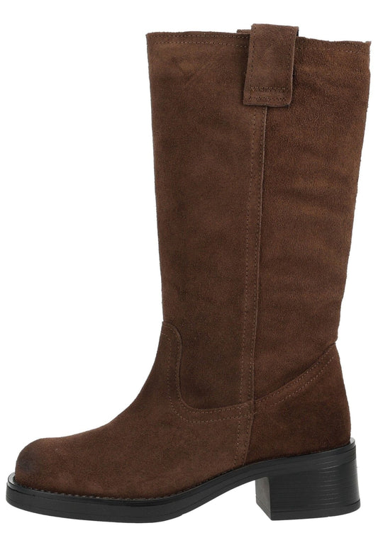 Pavement Stiefel Veloursleder/Textil Dunkelbraun