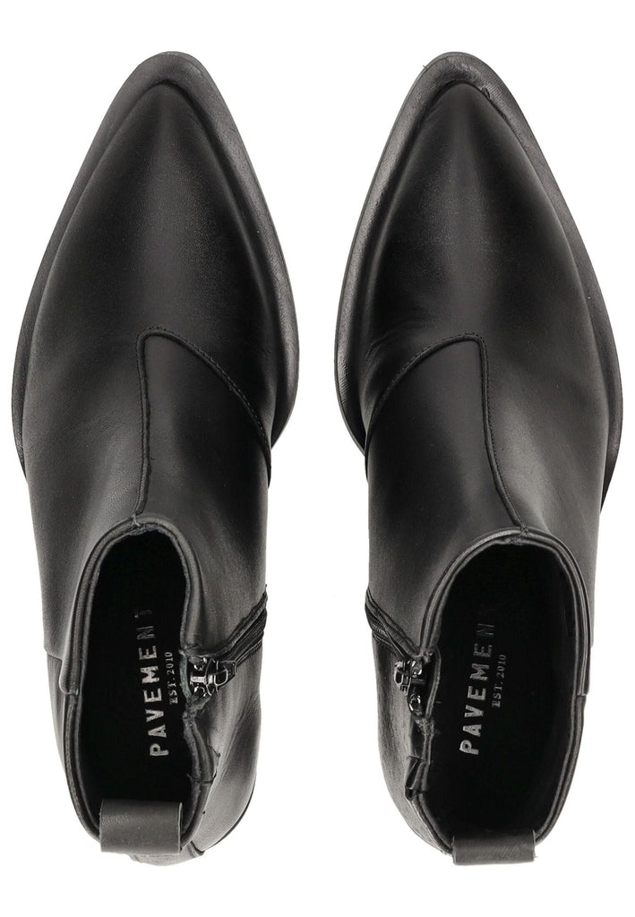 Pavement Stiefelette Leder Schwarz