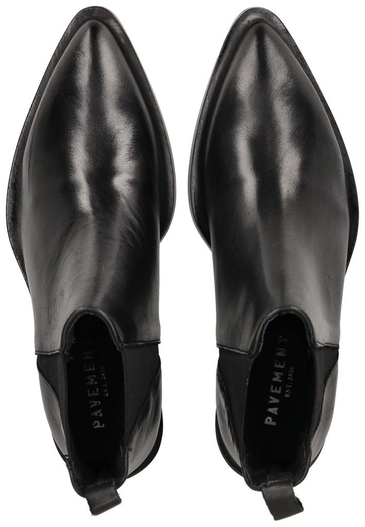Pavement Stiefelette Leder/Textil Schwarz
