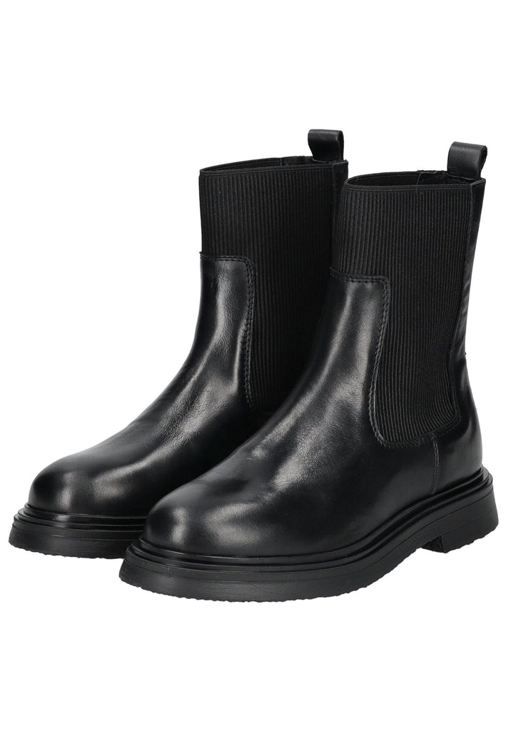 Pavement Stiefelette Leder/Textil Schwarz