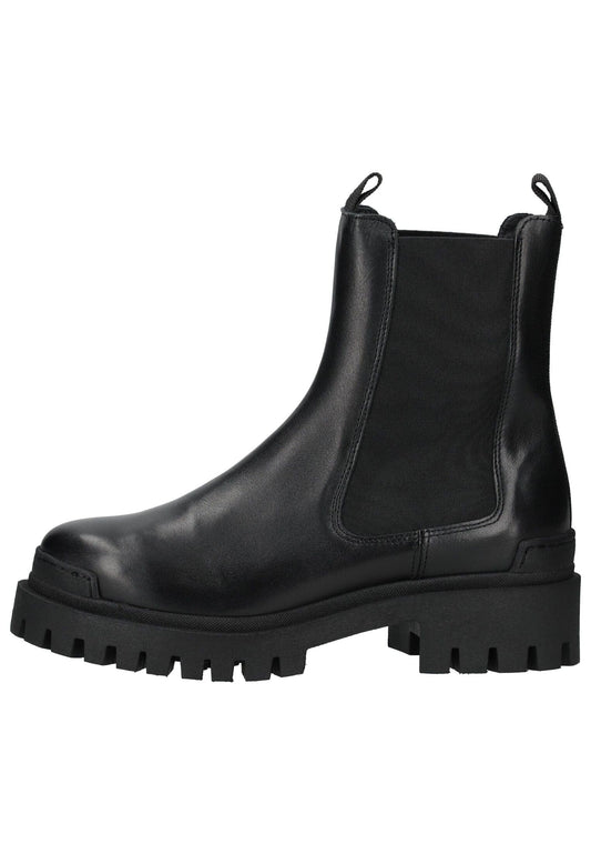 Pavement Stiefelette Leder/Textil Schwarz