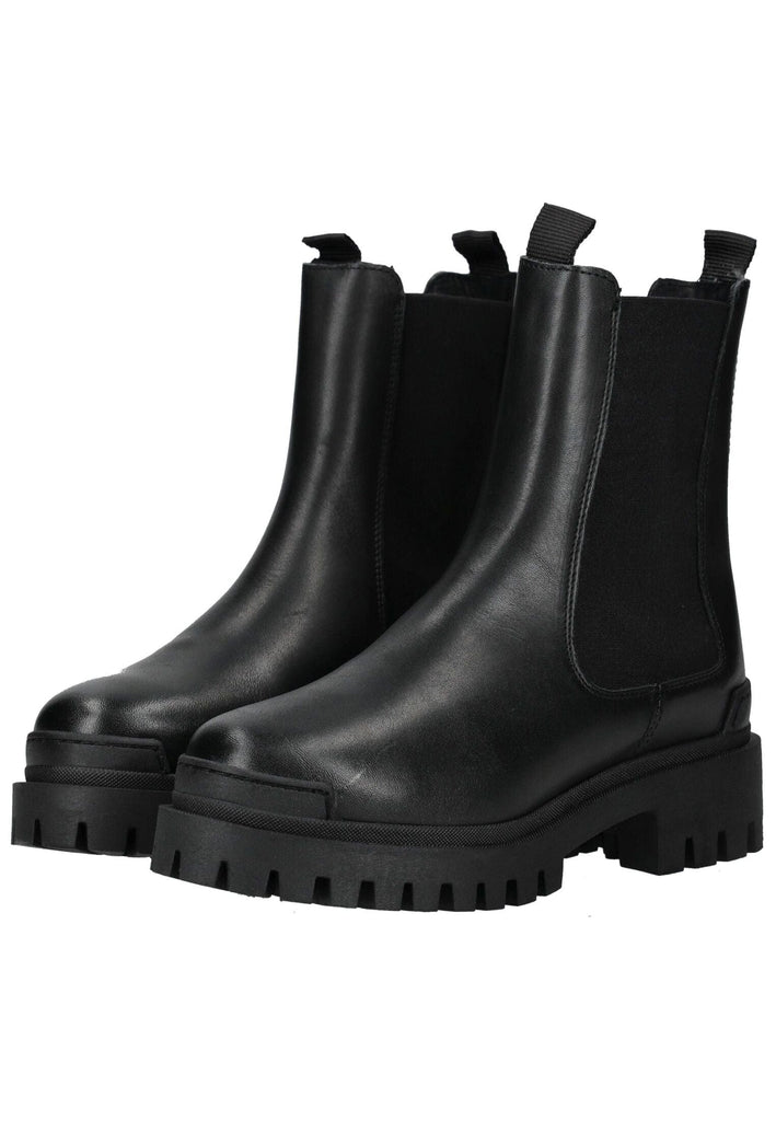 Pavement Stiefelette Leder/Textil Schwarz Warmfutter