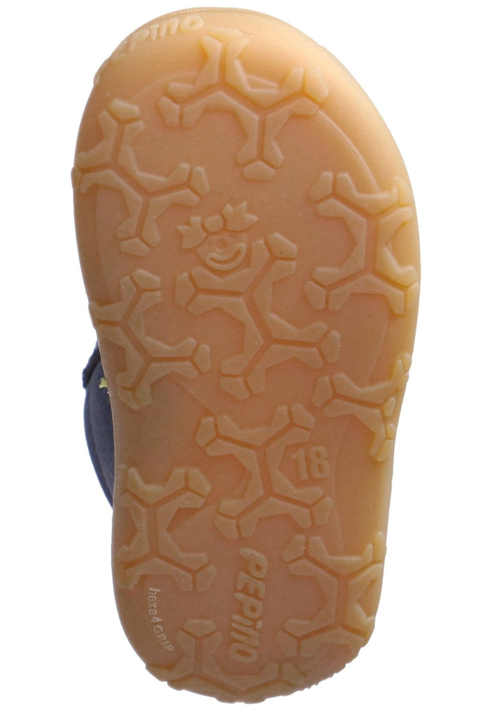 Pepino Halbschuhe Leder Blau/Gelb