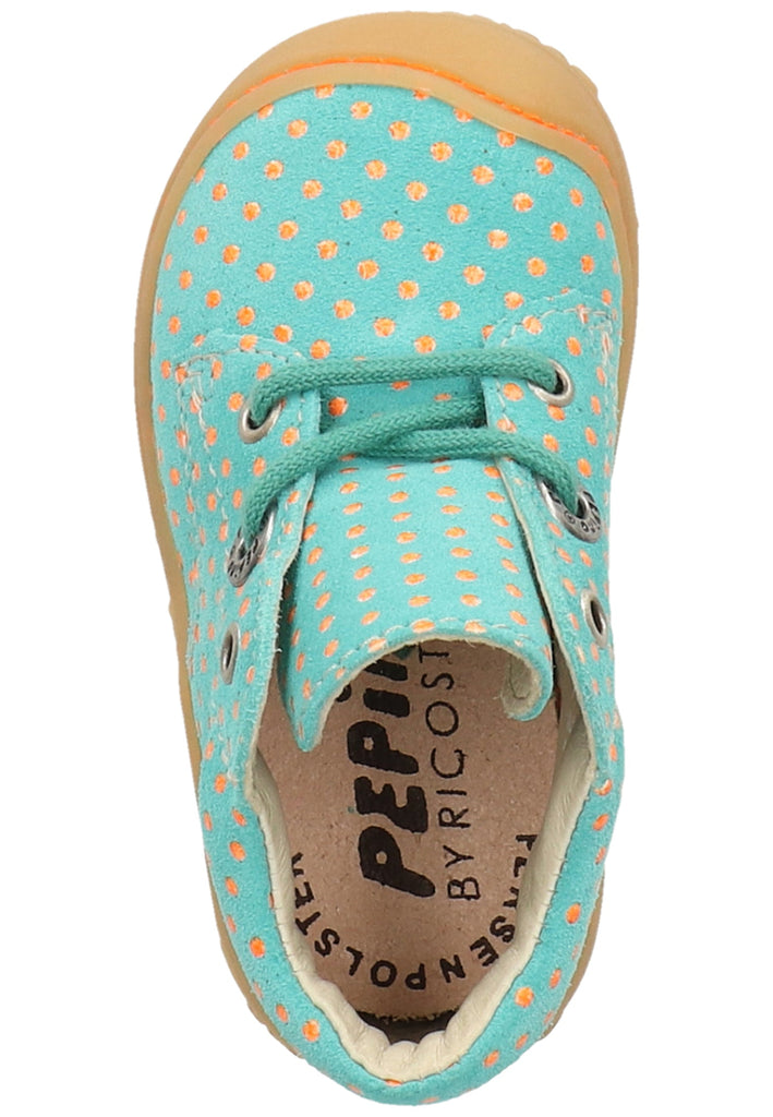 Pepino Halbschuhe Leder Blau/Gelb