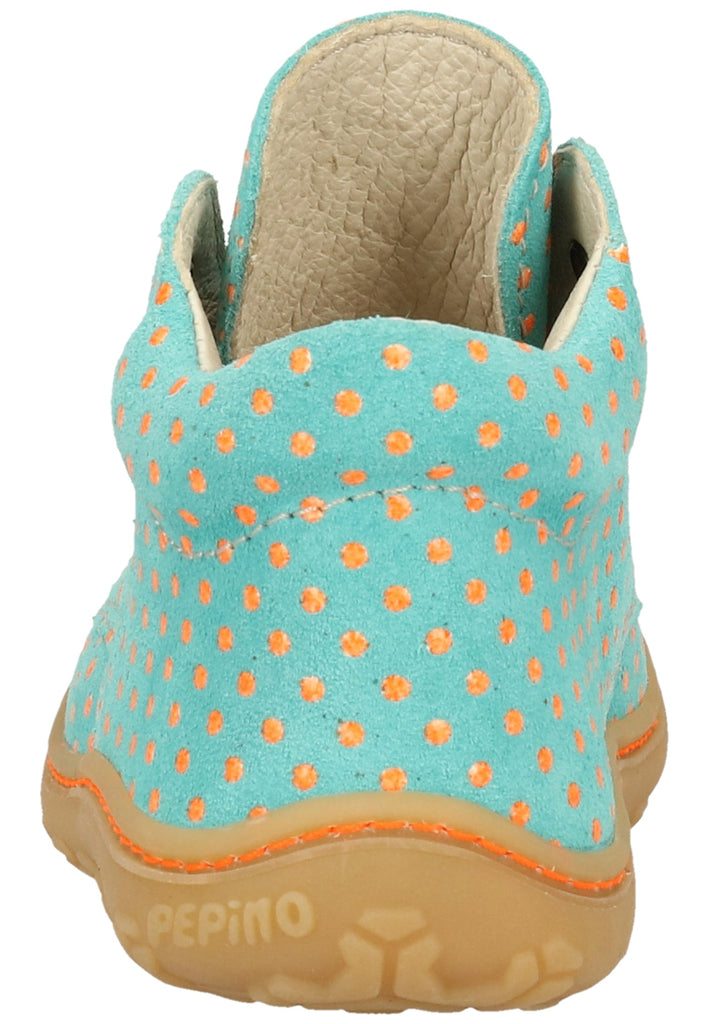 Pepino Halbschuhe Leder Blau/Gelb