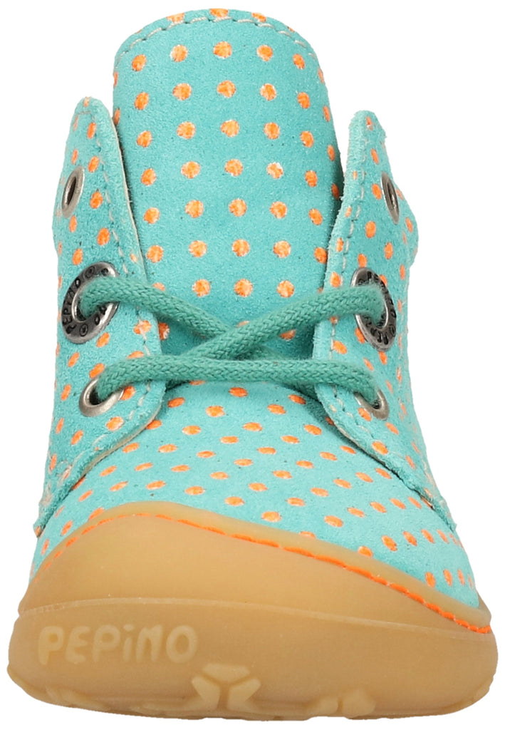 Pepino Halbschuhe Leder Blau/Gelb