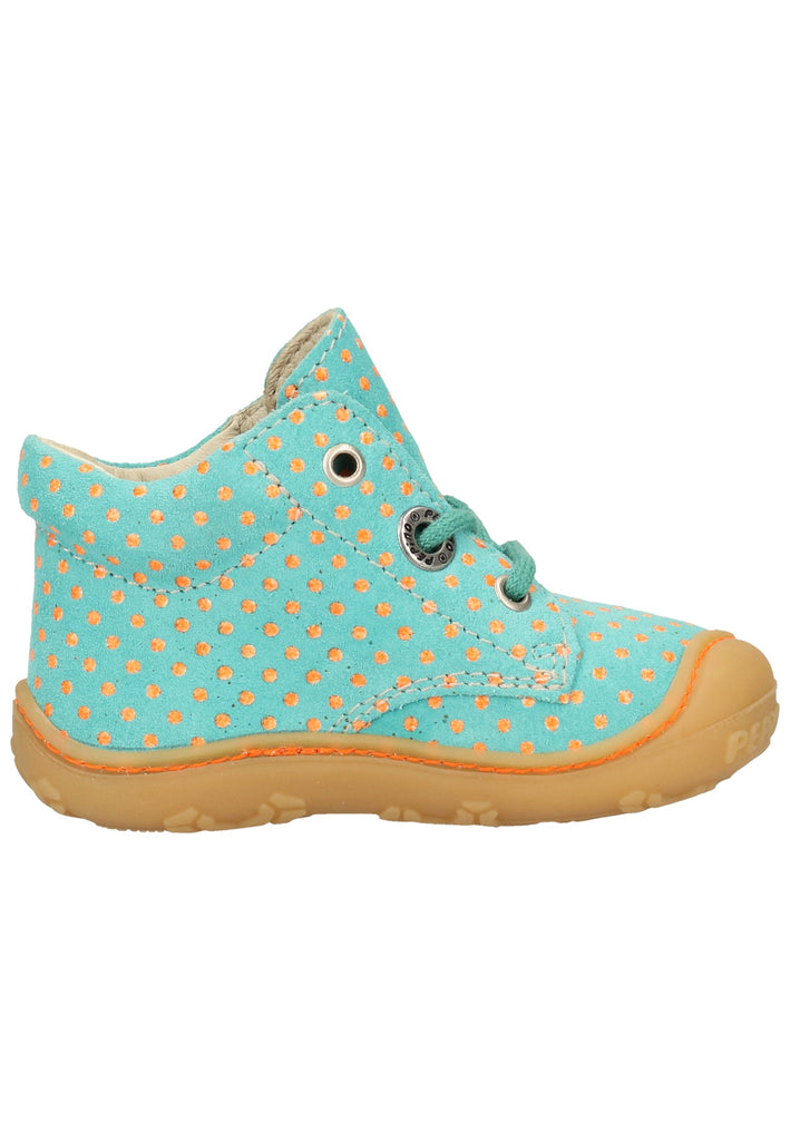 Pepino Halbschuhe Leder Blau/Gelb