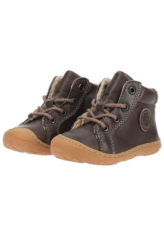 Pepino Halbschuhe Leder Braun Warmfutter