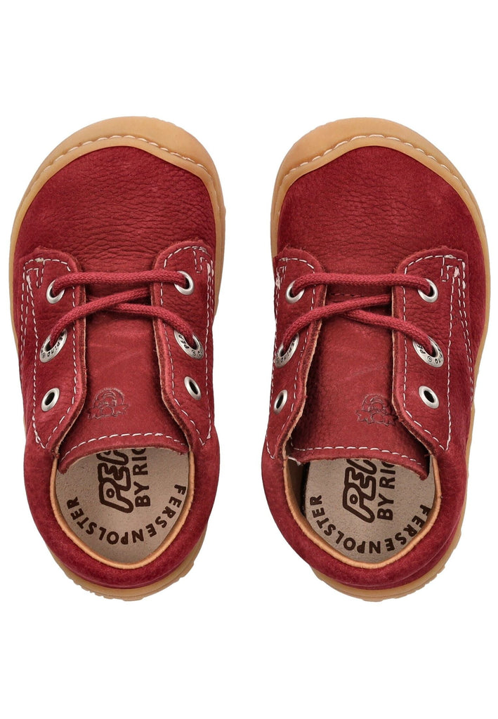 Pepino Halbschuhe Leder Burgunder