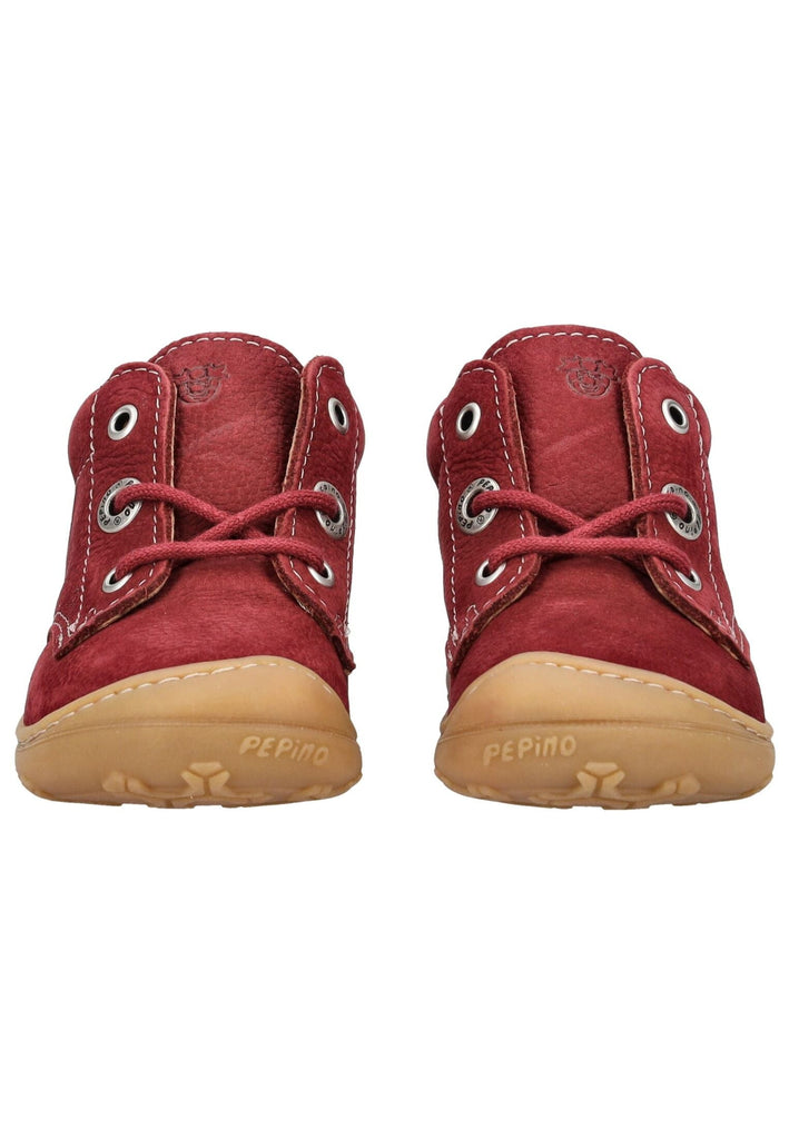 Pepino Halbschuhe Leder Burgunder