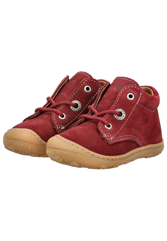 Pepino Halbschuhe Leder Burgunder